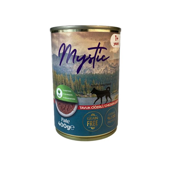 Вологий корм Mystic Туреччина Паштет для собак зі смаком курки та лівера