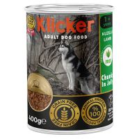Влажный корм Klicker Турция Консерва для собак, кусочки ягненка в желе