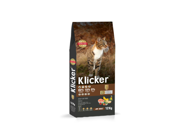 Сухой корм Klicker Турция Холистик беззерновой для кошек, со вкусом лосося