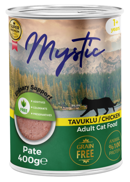 Вологий корм Mystic Туреччина паштет для котів з куркою
