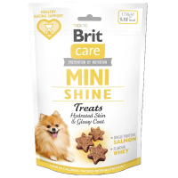 Лакомство Care Brit Mini Treats Shine для собак малых пород для блестящей шерсти с лососем