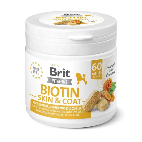 Care Brit Biotin Skin&Coat витамины для кожи и шерсти собак