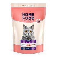 Сухой корм Home Food Украина для кошек британских и шотландских пород с индейкой и уткой