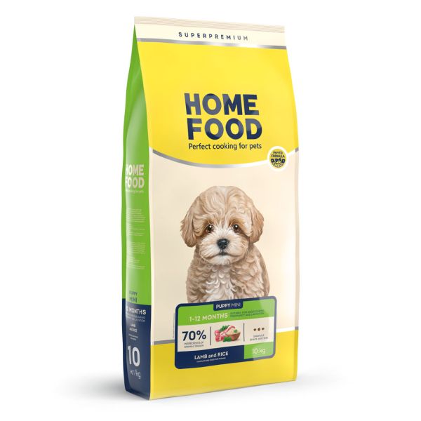 Сухой корм Home Food Украина для щенков малых пород с ягненком и рисом