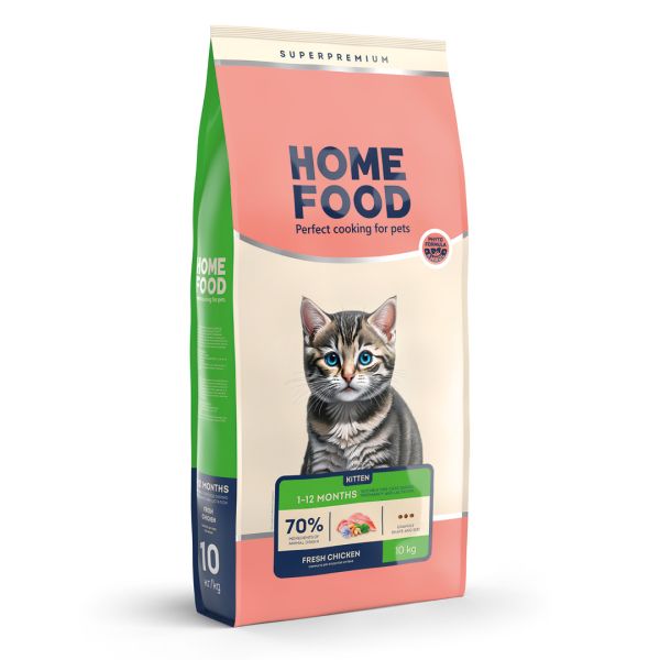 Сухой корм Home Food Украина для котят со свежей курицей