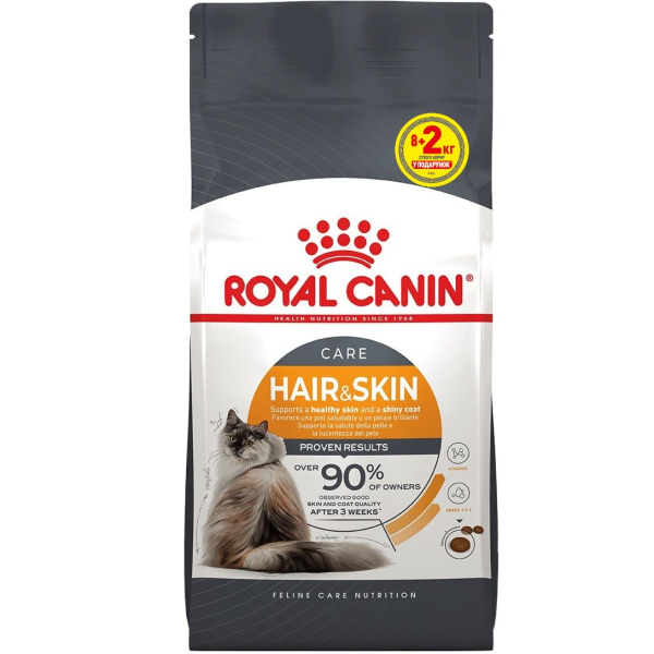 Сухой корм Royal Canin Польша Hair & Skin Care для кошек для здоровья кожи и шерсти