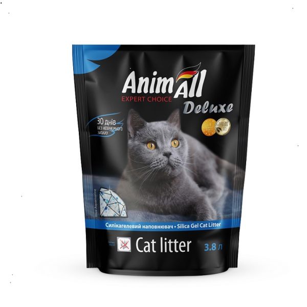Наповнювач для лотків Силікагелевий AnimAll Китай "Блакитна долина"