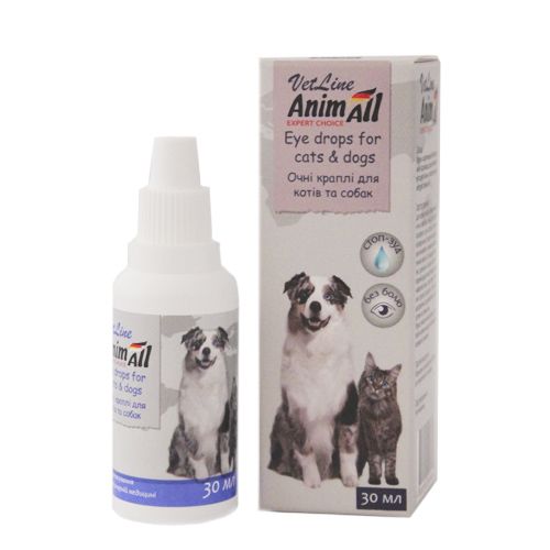 Капли AnimAll Китай VetLine глазные капли для кошек и собак
