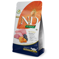 Сухой корм Farmina Сербия N&D Grain Free PUMPKIN для стерилизованных кошек с ягненком, черникой и газбузом