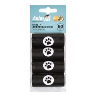 AnimAll Китай Пакеты для фекалий черные