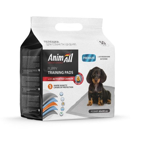 AnimAll Китай Пеленки для собак с активированным углем 60x90 см