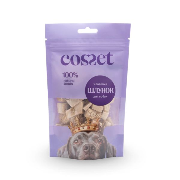 Ласощі Cosset Україна ліофілізований яловичий рубець для собак