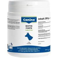Canina Германия Витаминный комплекс Biotin Forte для собак Биотин интенсивный курс для шерсти 60 табл.