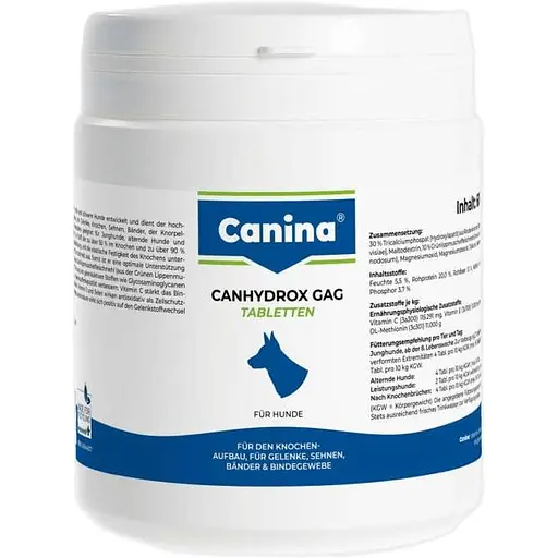 Canina Німеччина Вітамінний комплекс Canhydrox GAG для собак при проблемах з суглобами та мязами 360 табл.
