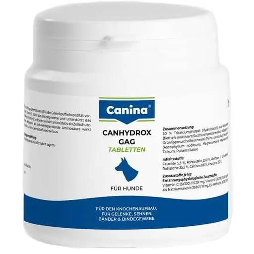 Canina Німеччина Вітамінний комплекс Canhydrox GAG для собак при проблемах з суглобами та мязами 60 табл.