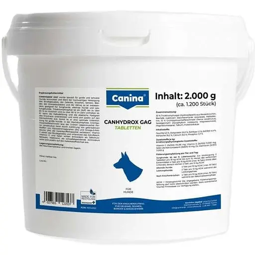 Canina Німеччина Вітамінний комплекс Canhydrox GAG для собак при проблемах з суглобами та мязами 1200 табл.