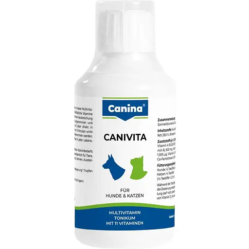 Canina Германия Витаминный комплекс Canivita для кошек и собак универсален с быстрым эффектом тоник