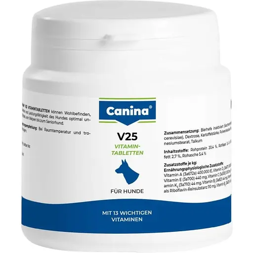 Canina Німеччина Вітамінний комплекс Canina V25 Vitamintabletten для собак 30 табл.