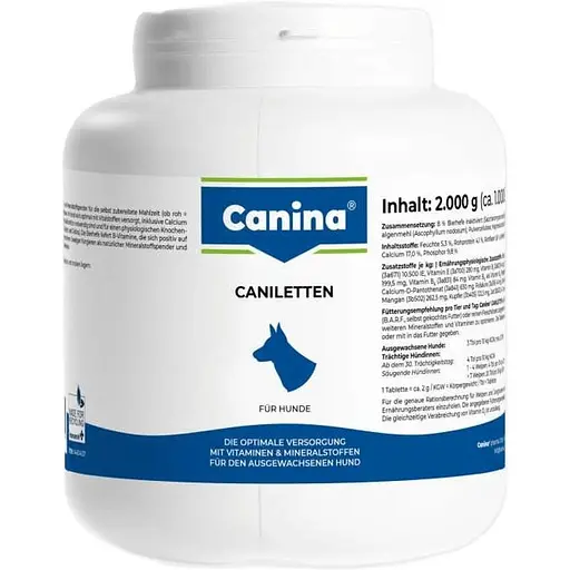 Canina Німеччина Вітамінно-мінеральний комплекс Caniletten для дорослих собак 1000 табл.