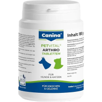 Canina Германия Витаминно-минеральная добавка Petvital Arthro Tabletten для проблемных суставов собак и кошек 180 табл.