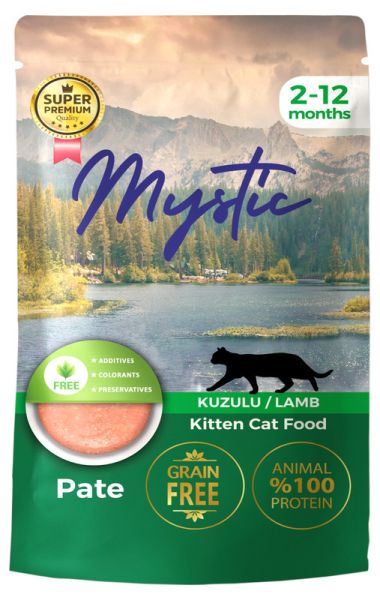 Вологий корм Mystic Туреччина пауч для кошенят паштет з ягням