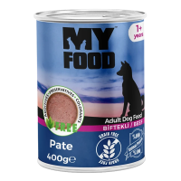 Влажный корм My Food Турция для собак паштет с говядиной