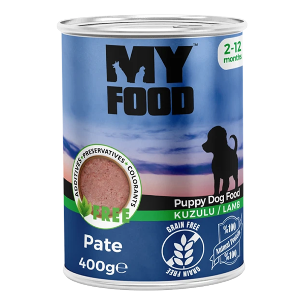 Вологий корм My Food Туреччина для цуценят паштет з ягням