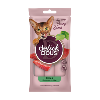 Лакомство Delickcious для взрослых кошек, тунец с добавлением алоэ