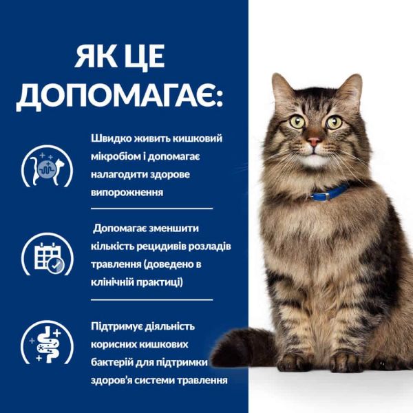Сухой корм Hill's для кошек при заболеваниях желудочно-кишечного тракта с курицей