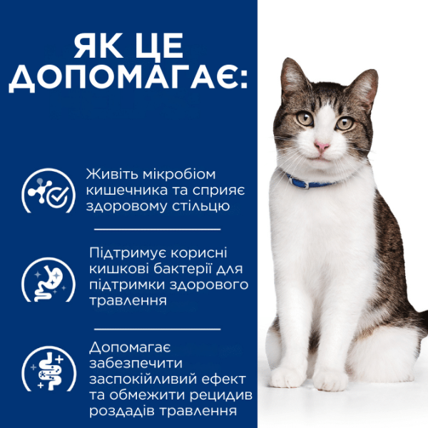 Сухой корм Hill's для кошек при расстройствах пищеварения и для поддержки при действии стрессовых факторов с курицей