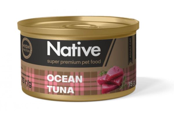 Вологий корм Native для котів з океанічним тунцем