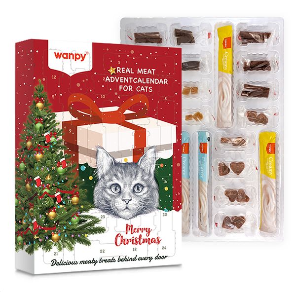Ласощі Wanpy Китай адвент календар для котів