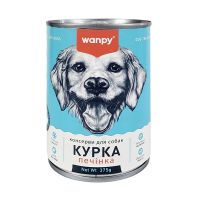 Вологий корм Wanpy Китай паштет для собак з куркою та печінкою