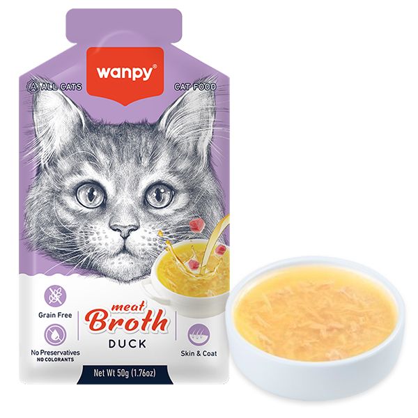Вологий корм Wanpy Китай для котів суп з качкою