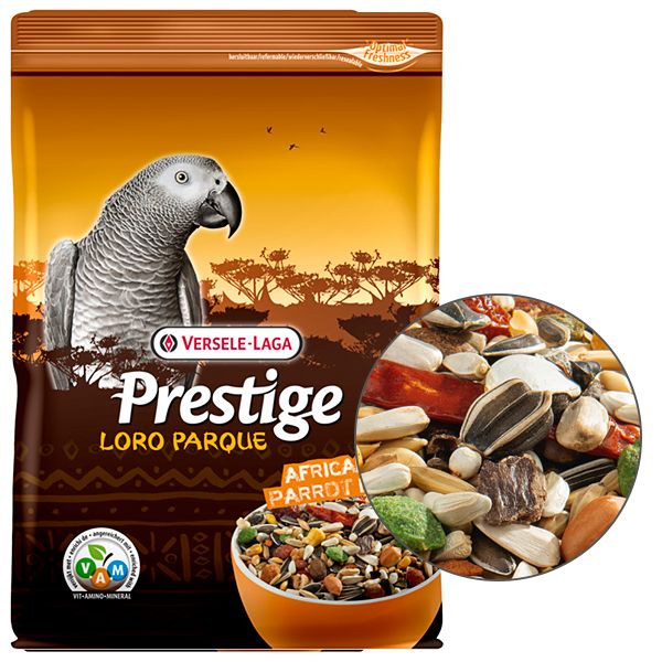 Корм Versele-Laga Бельгія Prestige Loro Parque African Parrot Mix повнораціонний для середніх та великих африканських папуг