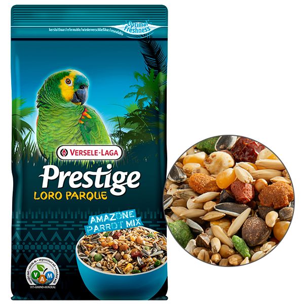 Корм Versele-Laga Бельгія Prestige Loro Parque Amazone Parrot Mix повнораціонний для південноамериканських середніх та великих папуг