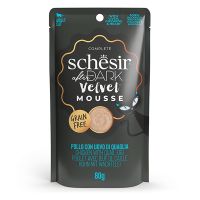 Влажный корм Schesir Италия After Dark натуральные консервы для кошек мусс с курицей и перепелиным яйцом