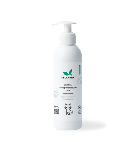 Delamark Шампунь для короткошерстих котів
