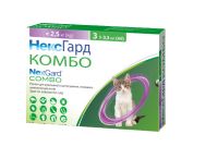 Капли НексГард Франция Комбо от блох, клещей и гельминтов для кошек до 2,5 кг