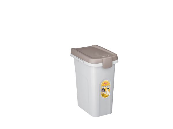 Stefanplast Італія Контейнер для корму світло-бежевий/білий