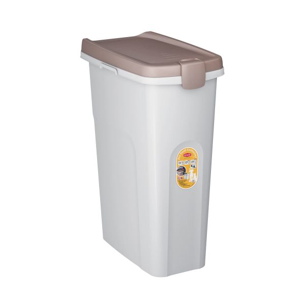 Stefanplast Италия Контейнер для корма светло-бежевый/белый