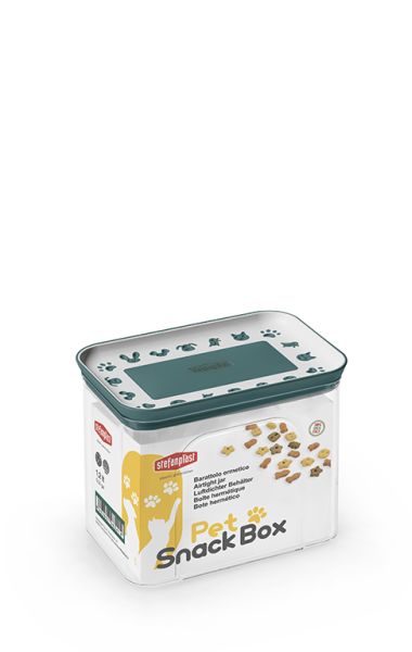 Stefanplast Італія Контейнер для ласощів смарагдовий