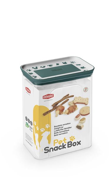 Stefanplast Италия Контейнер для лакомств изумрудный