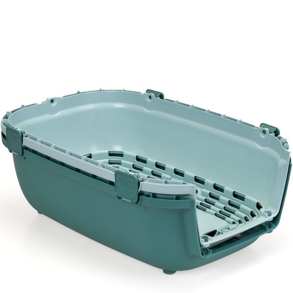Stefanplast Италия Переноска "Horizon 1" с пластиковой дверцей, мятная