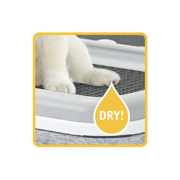 Stefanplast Италия Туалет для щенков Puppy Training Set, серый