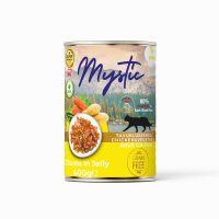 Вологий корм Mystic Туреччина для дорослих котів шматочки з куркою та гарніром