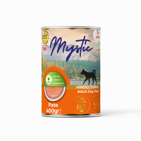 Вологий корм Mystic Туреччина паштет з індичкою для дорослих собак