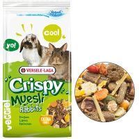 Корм Versele-Laga Бельгия Crispy Muesli Rabbits Cuni зерновая смесь для карликовых кроликов