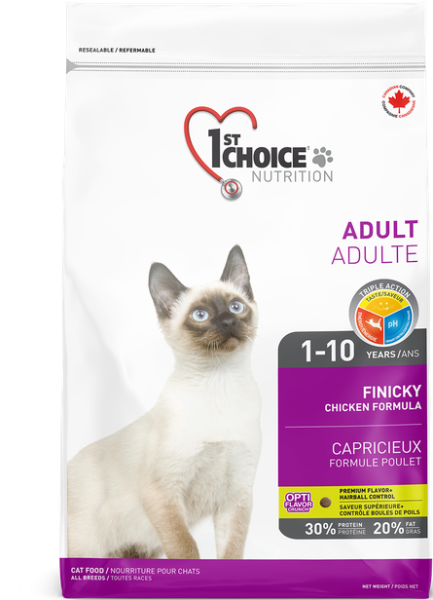 Сухий корм 1st Choice Канада для вибагливих і активних котів Finicky