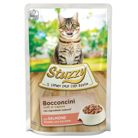 Влажный корм Stuzzy Лихтенштейн для кошек лосось в соусе пауч